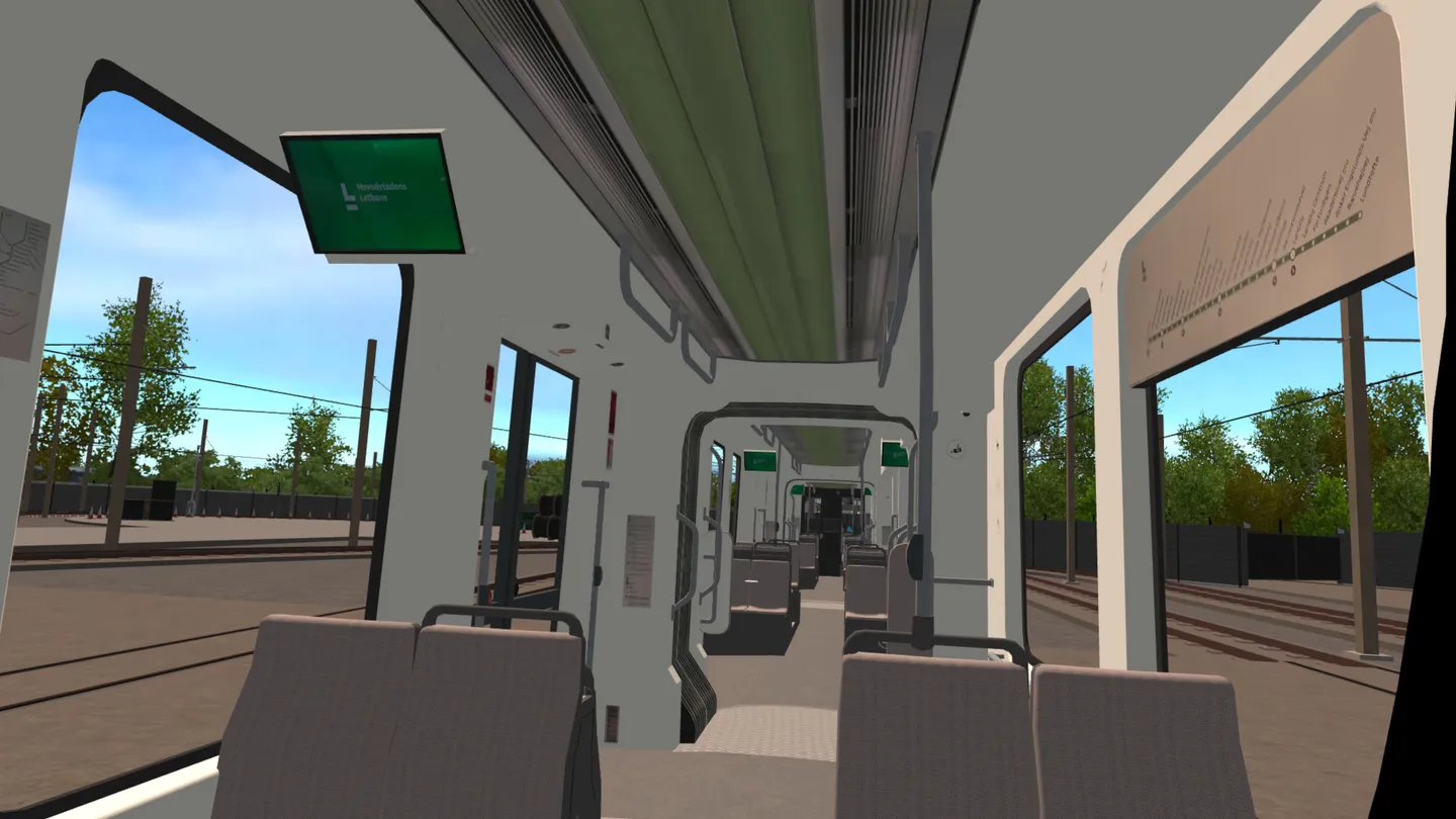 VR training - tram cab view